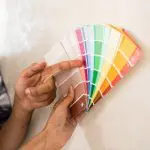 Professional color consultation featuring vibrant paint swatches to help you Paint It Right for your next home renovation.