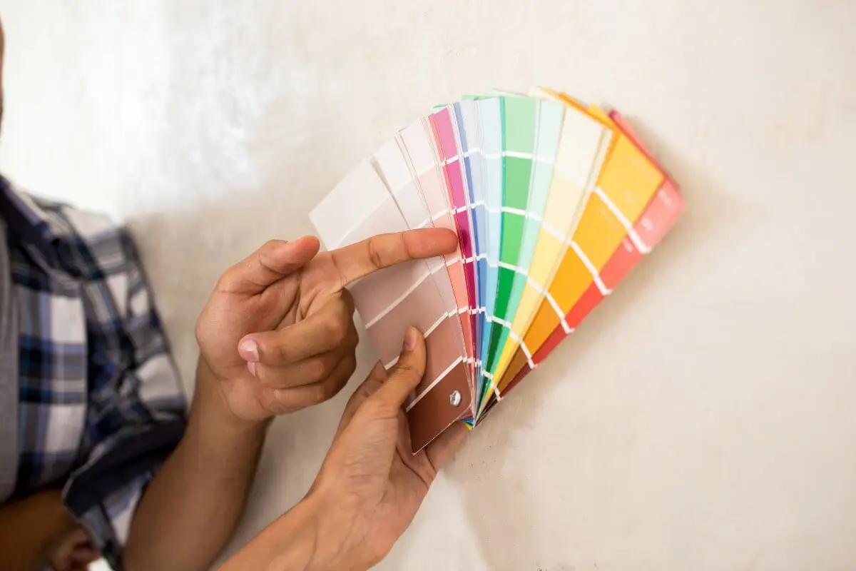 Professional color consultation featuring vibrant paint swatches to help you Paint It Right for your next home renovation.